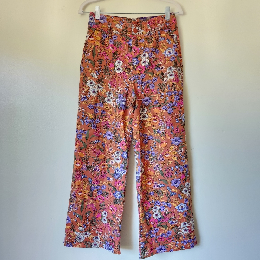 Anthropologie Maeve Flower power pants - Picture 3 of 7